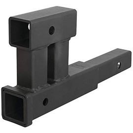 Seachoice Dual Hitch Extender, Trailer Towing, 5,000-Lb. Capacity, Black Finish