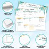 Decorably Weekly Planner Pad Landscape - 52 Easy Tear-Off Weekly