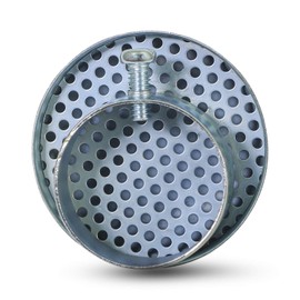 Midline Valve S3729 Oil Tank Vent Cap with Screen 2 in. Zinc Plated Galvanized Steel, 2"