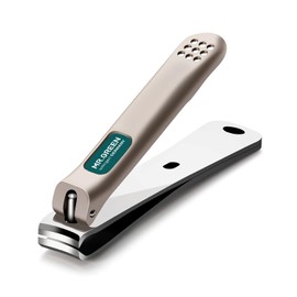 MR.GREEN Cortaúñas de Acero Inoxidable con Cuchillas Curvadas - Cortador de Uñas con Diseño Ergonómico y Corte Curvo y Afilado(Tamaño Mediano)