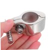 Sosoport 2pcs Stainless Steel Hinged Jaw Slide Clamp Marine Grade