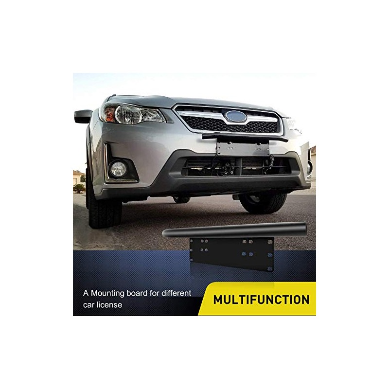 Nilight - 90021B Light Bar Mounting Bracket Front License Plate