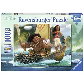 Ravensburger 10943 - Vaiana und Maui, 100 Teile Puzzle, Silver