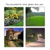 4PCS Solar Power Torch Shaped Flickering Flame Light Outdoor Garden