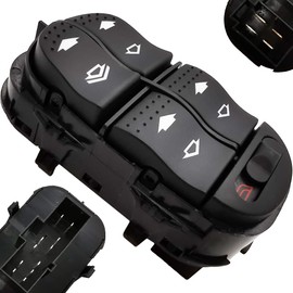 Automotive-leader 7S4Z14529A Master Power Window Switch Driver Side Left LH for Ford Focus 4 Door 2000 2001 2002 2003 2004 2005 2006 2007 7S4Z-14529-A YS4Z14529BA YS4Z-14529-BA