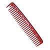 YS Park 452 Round Tooth Cutting Comb - Red