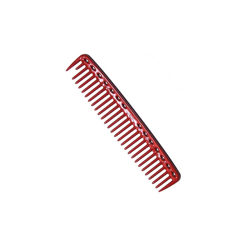 YS Park 452 Round Tooth Cutting Comb - Red