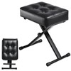 Adjustable Piano Bench Keyboard Bench - Foldable Keyboard Stool with