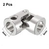 sourcing map 2pcs 6mm to 6mm Inner Dia Rotatable Universal