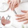 Professional 2-in-1 Mini Cuticle Nipper with Pusher Stainless Steel Nail