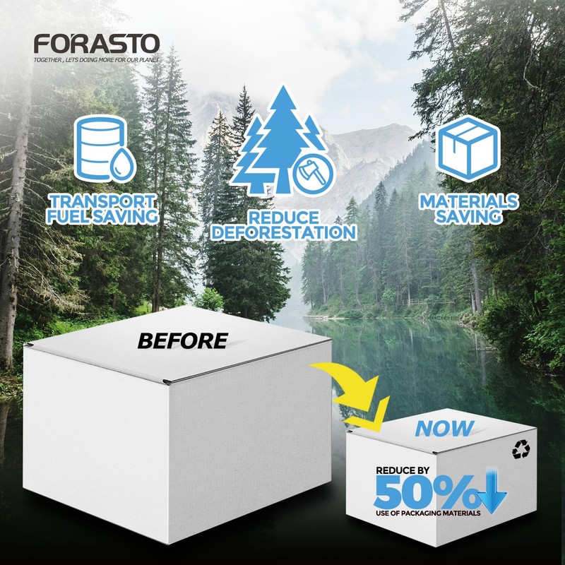 FORASTO Toilet Plunger with Holder,Plungers for Bathroom with Holder,Heavy Duty