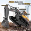 kolegend 3 in 1 Remote Control Excavator Toy 1/14 Scale