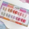 Yogurt gel muffler 10-piece set velvet glitter gel / 요거트젤