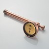 Red Copper Bath Roll Toilet Paper Holder, Wall Mounted Red