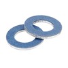 X AUTOHAUX 20pcs M12 Blue Car Oil Drain Plug Gaskets