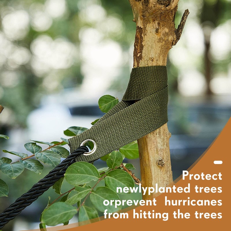 32 Pieces 15.74 Inches Tree Straps for Staking with Grommet