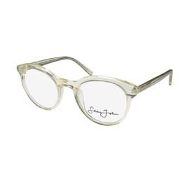 Sean John 6008 Eyeglass Frame/Glasses Oversized Lens Designer Fashion Accessory [50-22-145, crystal]