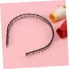BIUDECO 3pcs Metal Teeth Comb Hairband Headband 80 Long Teeth