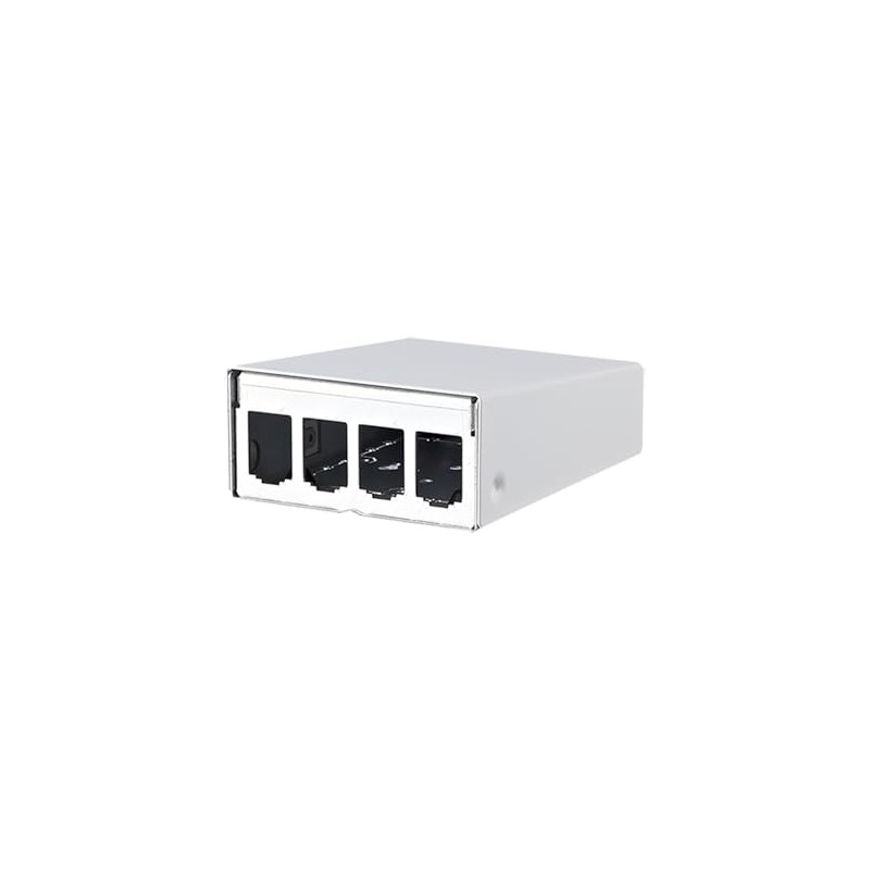 METZ CONNECT Modul AP-Gehäuse 4 Port reinweiß, unbestückt