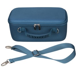 RAIALL Hard Travel Case for New Bose SoundLink Max Large Portable Waterproof Bluetooth Speaker Protective Carrying Pouch Bag with Mesh Pocket fit USB-Cable and Other Small Accessories, Blue