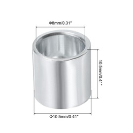 sourcing map 8 Pcs Wheel Spacers, Inline Skate Axle Spacer Screw Replacement, Roller Skate Replacement Accessories