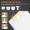 GeyouLux 3CCT LED Surface-Mounted Spotlight Square White - Extra Flat
