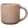Danica Heirloom Stoneware Mug, Modern Fluted Design, 22 oz