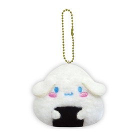 K Company Sanrio Characters (Onigiri Series) Ball Chain Mascot, Cinnamoroll, SAON-BM-CN H2.6 x W 2.9 x D 1.2 inches (6.5 x 7.4 x 3 cm)