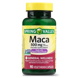 Spring Valley Maca500 mg, 60 Veg Capsules
