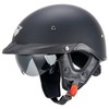 VCOROS Half Helmets Motorcycle VHF04 Open Face Sun Visor Quick