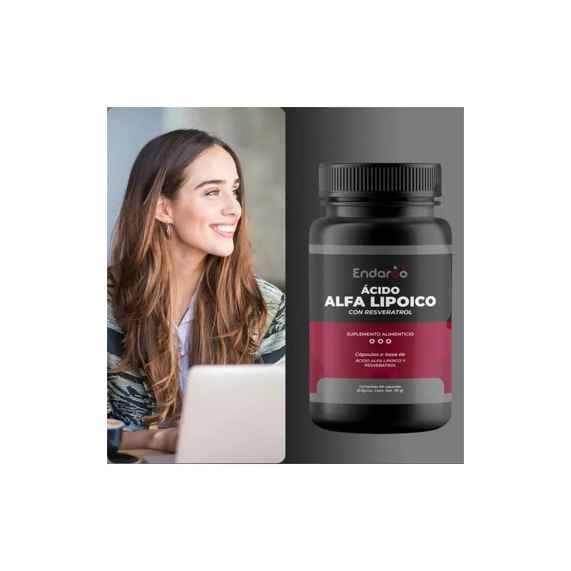 Pack Ácido Alfa Lipoico 60 Cápsulas + Resveratrol Premium Sabor
