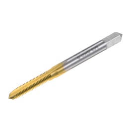 QUARKZMAN Metric Tap M3.5 x 0.6 Titanium Coated Cobalt HSS (High Speed Steel) with 3 Straight Cutting Machine Mini Micro Threading Tool