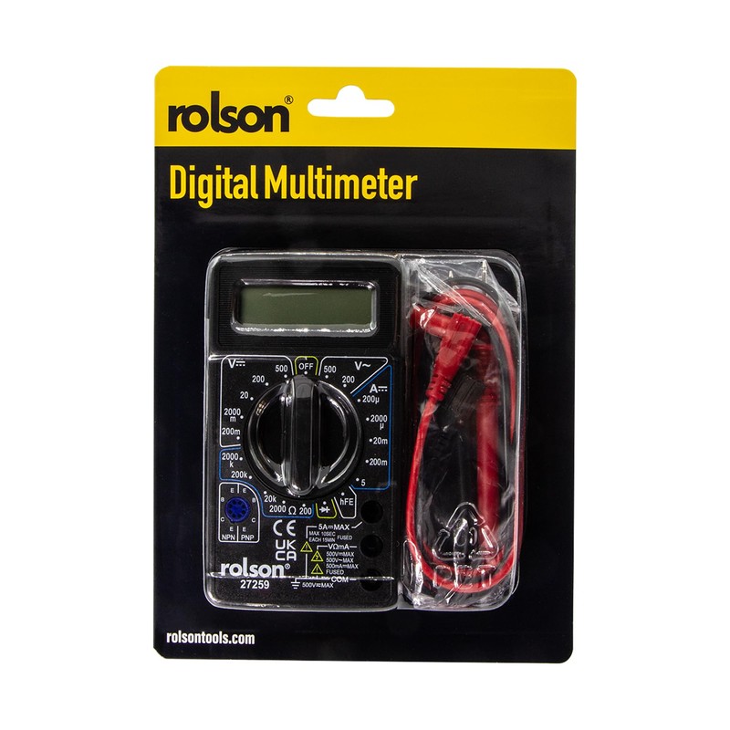 Rolson 27259 Digital Multimeter