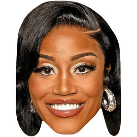 Jzapal Jackson (Smile) Celebrity Mask, Flat Card Face, Fancy Dress Mask