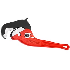 MAXPOWER 14-inch Pipe Wrench, Self-Adjusting Pipe Wrench, Rapid Grip Multi-function Quick Adjust Pipe Wrench, Self Adjustable Plumbing Pipe Capacity 0.7"-2"