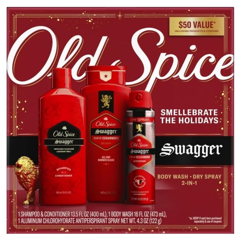 VieZon Old Spice Swagger Christmas Gift Set (2023 Edition)