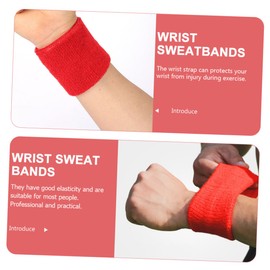 Abaodam 2pairs Breathable Golf Sweatbands Elastic Wrist Support Protector for Sports Comfortable Wristbands for Moisture Wicking and Sweat Absorption for Men and Women