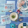 Paw Lunch Napkin Pack of 20, Coast, 33 x 33