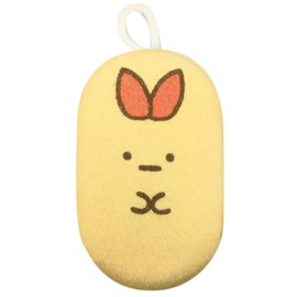 Santan 322792 Sumikko Gurashi Body Sponge 3, Shrimp Furano Tail, Karadarai, Bath Goods, Bath Item, Suponji