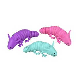Axolotl Wiggle Fidget Slug - Ocean Themed Sensory Toys, Stress Relief and Stim Toys - Set of 2