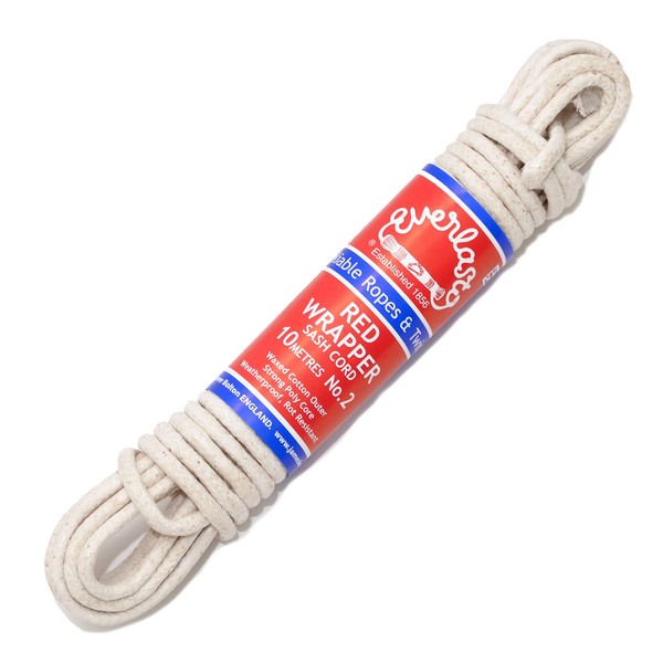 Everlasto 'Red Wrapper' UK Made Quality Waxed Cotton Sash Cord