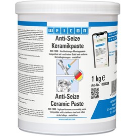 WEICON Anti-Seize Ceramic Paste – Metal-Free High-Temp Lubricant for Screws, Bolts, Threads, Pipes and More (35oz (1kg))