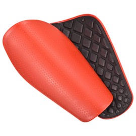 PATIKIL Soccer Shin Guards, Size M EVA Cushion Protection Sport Protective Pad for Youth Adult, Red