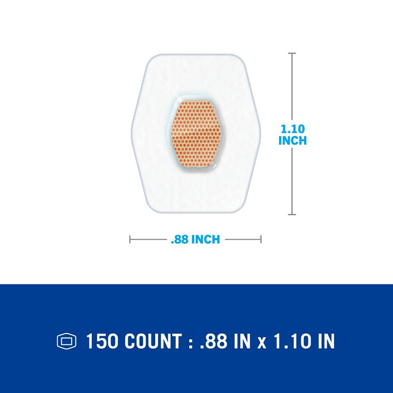 Nexcare™ Clear Waterproof Bandages, Spot Size, 50/Pack, 150 Count