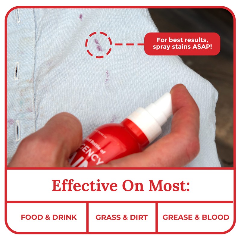 Emergency Stain Rescue Stain Remover Spray - Fast-Acting Spray for