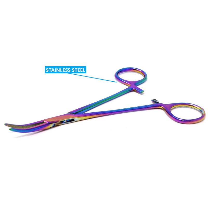 Fishing Pliers Hemostat Forceps with 3 Position Lock Catch &