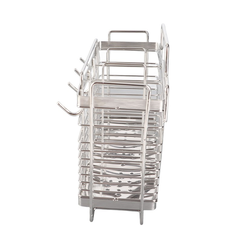 Wall Mounted Chopsticks Cage Stainless Steel Multifunctional Utensil Drying Rack