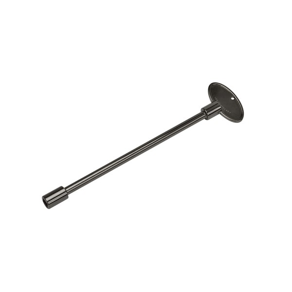 Skyflame Universal Gas Valve Key Fits 1/4" and 5/16" Gas Valve Stems, for Fire Pit and Fireplace, Flat Black - 8 Inches