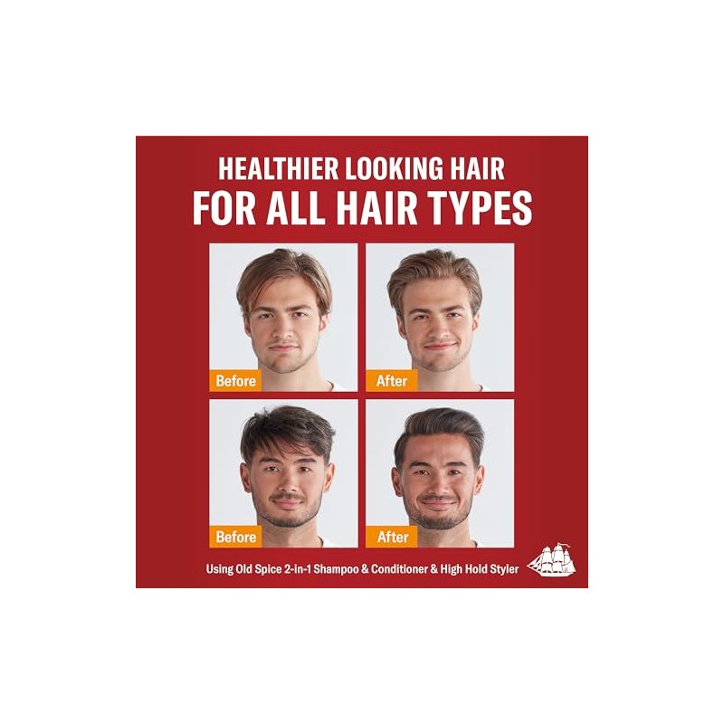 Old Spice Cera para el Pelo para Hombre, Acabado Mate