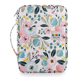 BTSKY - Estuche portátil para lápices de colores, organizador de lápices de colores, capacidad para 166 lápices o 112 bolígrafos de gel, de gran capacidad, con cierre, bolígrafos de gel, acuarela